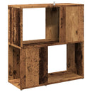 vidaXL antik fa színű szerelt fa könyvszekrény 60 x 24 x 63 cm