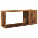 vidaXL antik hatású szerelt fa TV-szekrény 80x24x32 cm