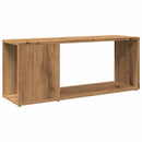 vidaXL kézműves tölgy színű szerelt fa TV-szekrény 80x24x32 cm