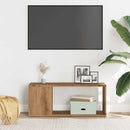 vidaXL kézműves tölgy színű szerelt fa TV-szekrény 80x24x32 cm