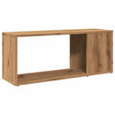 vidaXL kézműves tölgy színű szerelt fa TV-szekrény 80x24x32 cm