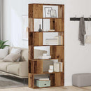 vidaXL antik fa színű térelválasztó könyvszekrény 80 x 24 x 186 cm