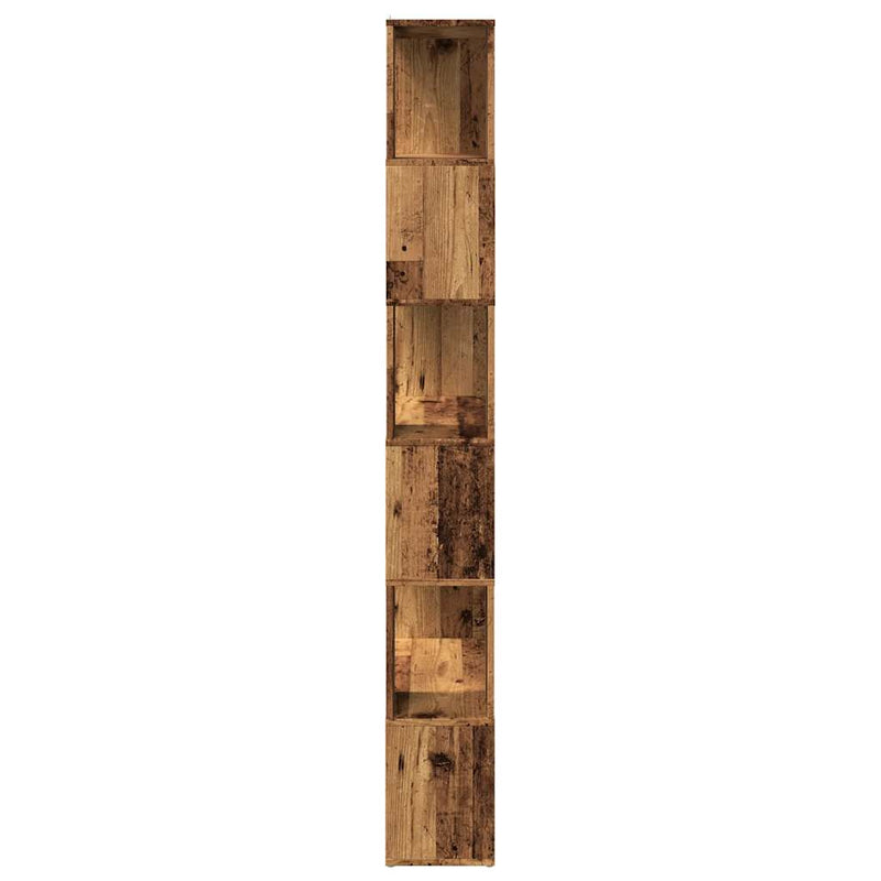 vidaXL antik fa színű térelválasztó könyvszekrény 80 x 24 x 186 cm