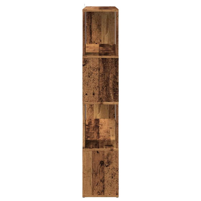 vidaXL antik fa színű térelválasztó könyvszekrény 100x24x124,5 cm