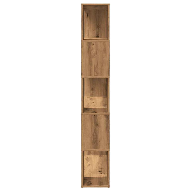 vidaXL könyvszekrény/szobaosztó Artisan tölgy 100x24x155 cm