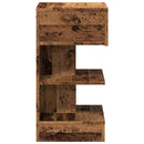 vidaXL éjjeliszekrények 2 db Régi fa 40x35x65 cm Gépesített fa