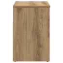 vidaXL kézműves tölgy színű szerelt fa cipőtároló pad 60 x 30 x 45 cm