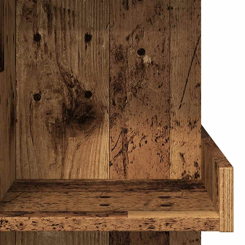vidaXL antik fa szerelt fa bárasztal tárolópolccal 100 x 48 x 101,5 cm