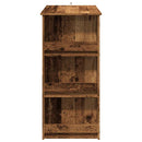 vidaXL antik fa bárasztal polccal 102 x 50 x 103,5 cm
