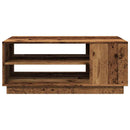 vidaXL antik fa színű szerelt fa dohányzóasztal 102 x 55 x 43 cm
