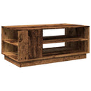 vidaXL antik fa színű szerelt fa dohányzóasztal 102 x 55 x 43 cm