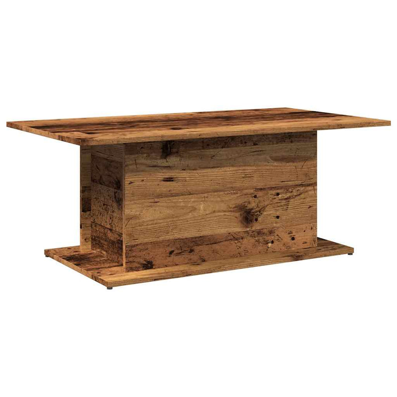 vidaXL antik fa színű szerelt fa dohányzóasztal 102 x 55,5 x 40 cm