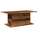 vidaXL antik fa színű szerelt fa dohányzóasztal 102 x 55,5 x 40 cm