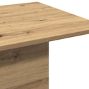 vidaXL kézműves tölgy színű szerelt fa dohányzóasztal 102x55,5x40 cm