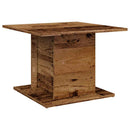 vidaXL antik fa színű szerelt fa dohányzóasztal 55,5 x 55,5 x 40 cm