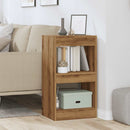 vidaXL Könyvszekrény/szobaosztó Artisan tölgy 40x30x72 cm