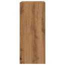 vidaXL Könyvszekrény/szobaosztó Artisan tölgy 40x30x72 cm