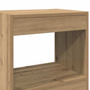 vidaXL Könyvszekrény/szobaosztó Artisan tölgy 40x30x198 cm