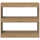 vidaXL Könyvszekrény/szobaosztó Artisan tölgy 80x30x72 cm