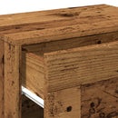 vidaXL antik fa színű falra szerelhető éjjeliszekrény