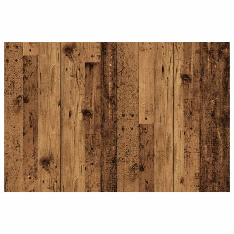 vidaXL antik fa színű szerelt fa ágyfejtámla 120x1,5x80 cm