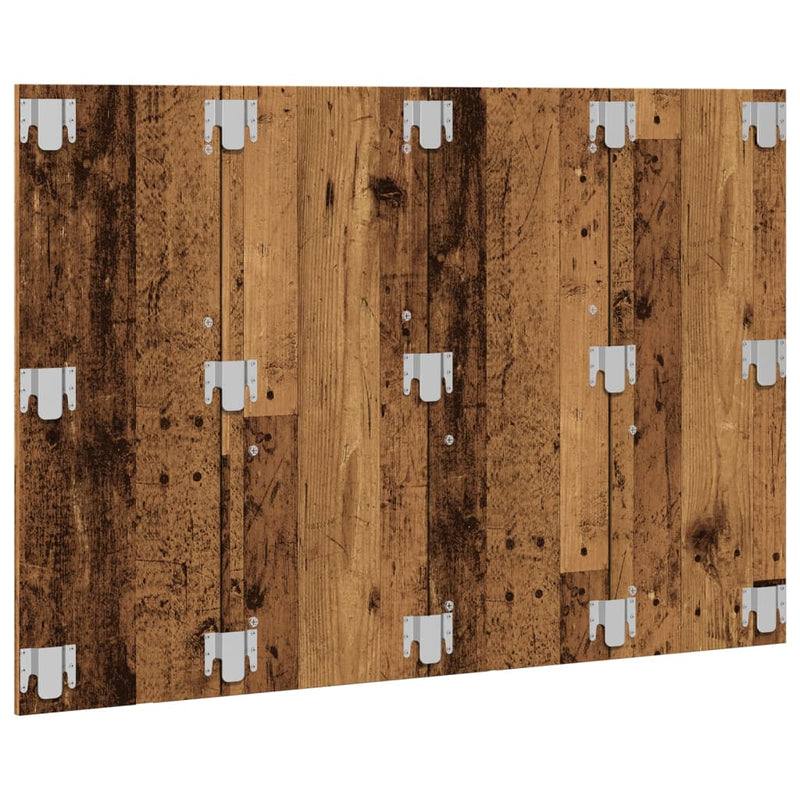 vidaXL antik fa színű szerelt fa ágyfejtámla 120x1,5x80 cm