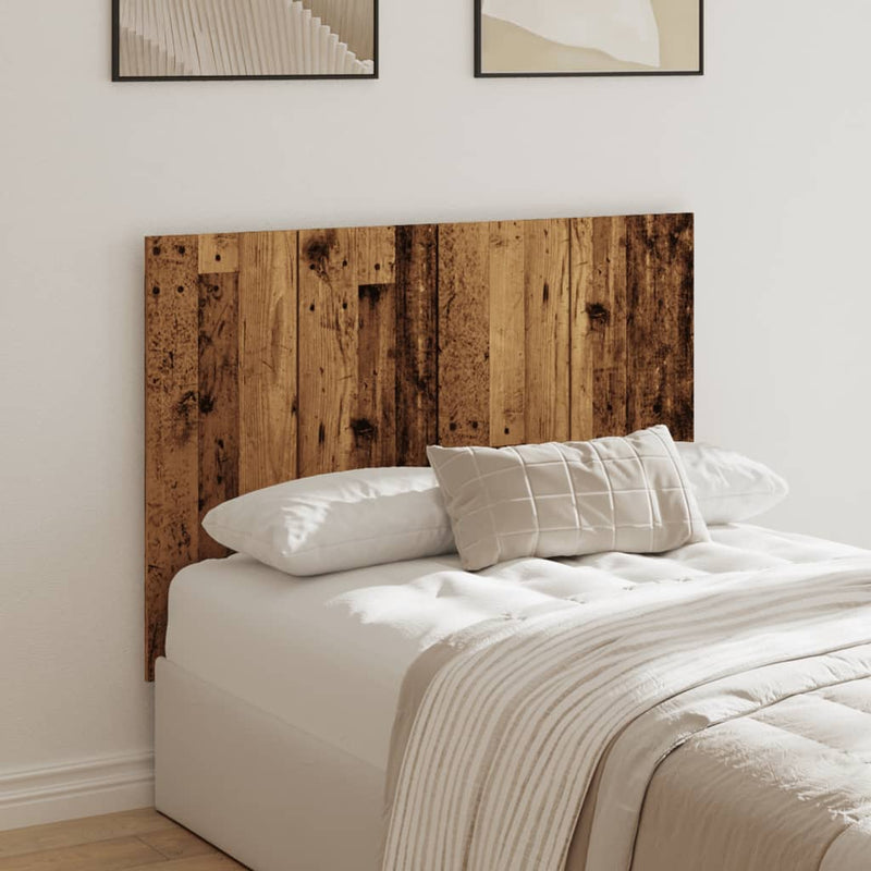 vidaXL antik fa színű szerelt fa ágyfejtámla 120x1,5x80 cm