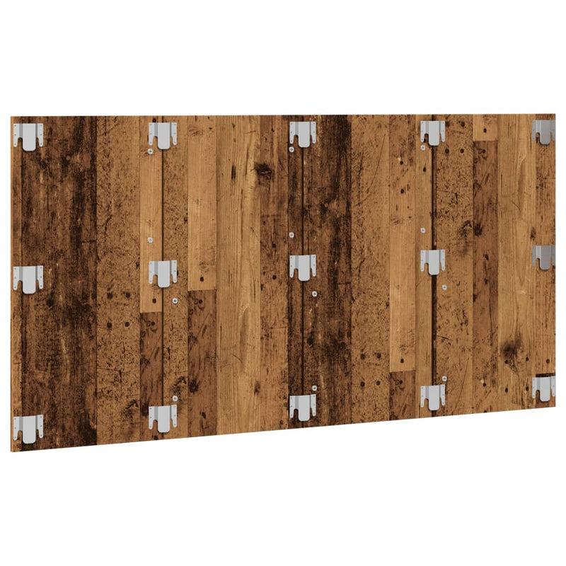 vidaXL antik fa színű szerelt fa ágyfejtámla 160x1,5x80 cm