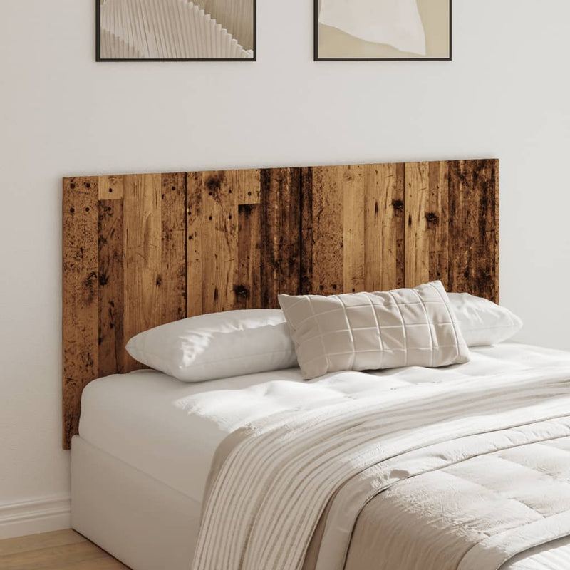 vidaXL antik fa színű szerelt fa ágyfejtámla 160x1,5x80 cm