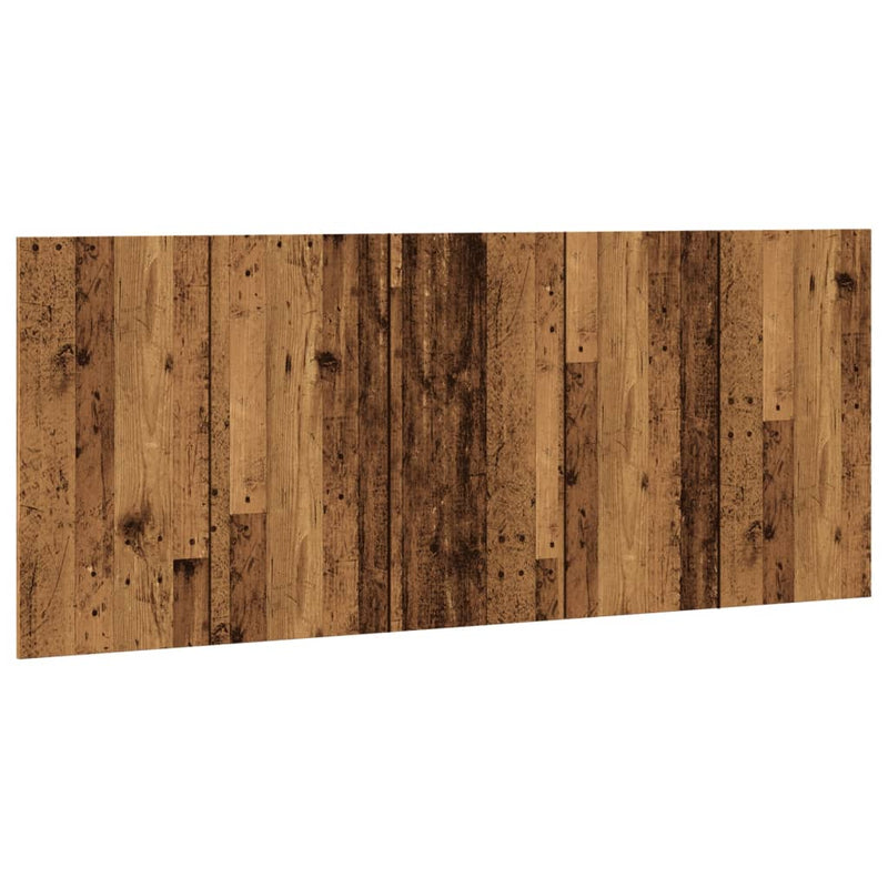 vidaXL antik fa színű szerelt fa ágyfejtámla 200x1,5x80 cm