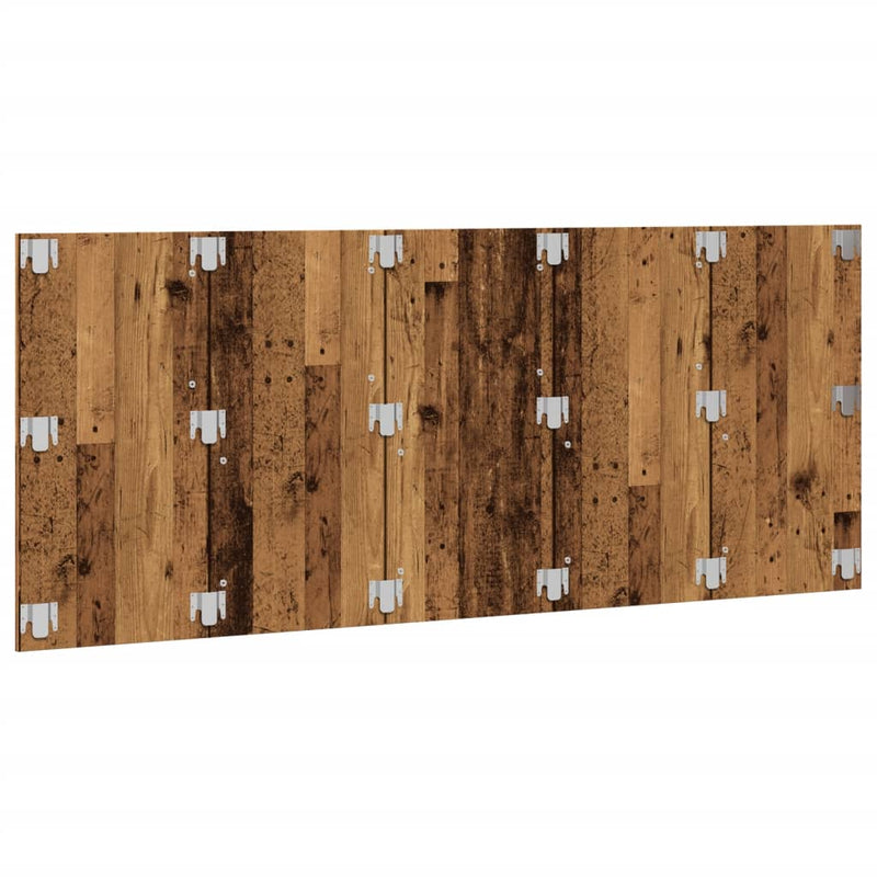 vidaXL antik fa színű szerelt fa ágyfejtámla 200x1,5x80 cm
