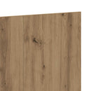 vidaXL kézműves tölgy színű szerelt fa ágyfejtámla 200x1,5x80 cm