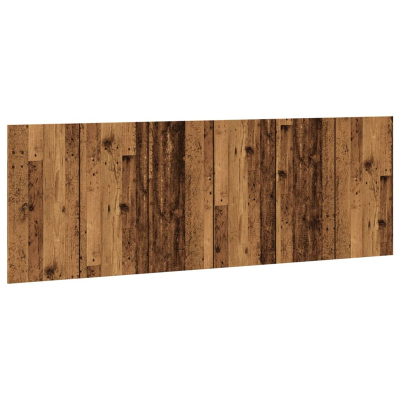 vidaXL antik fa színű szerelt fali fejtámla 240 x 1,5 x 80 cm