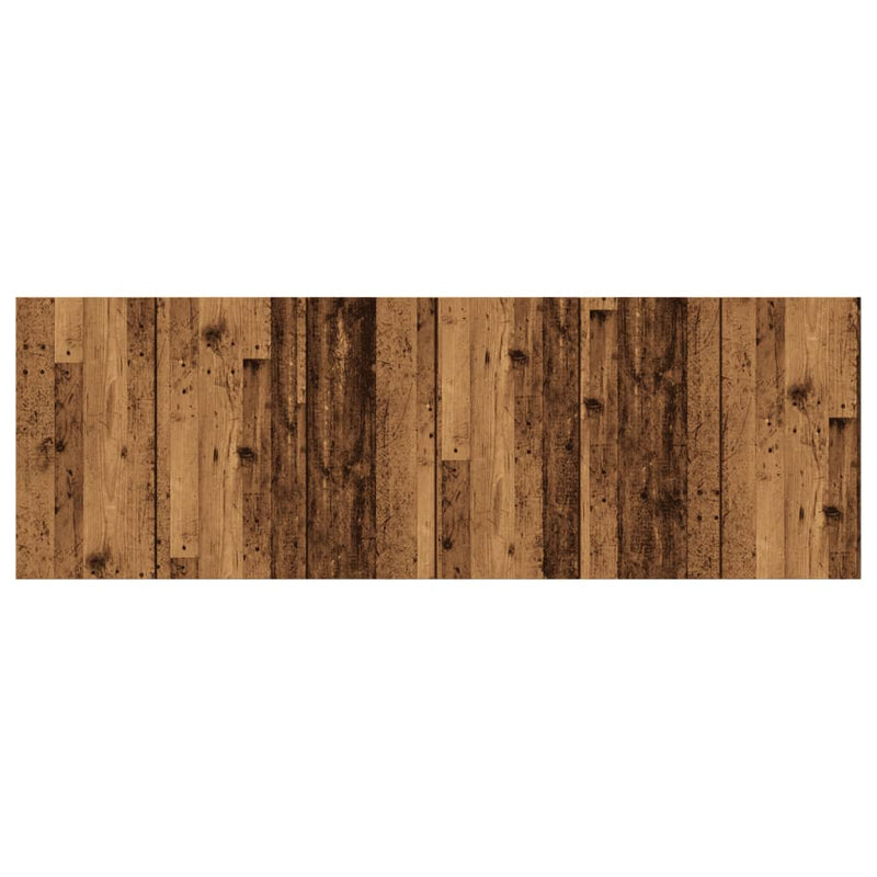vidaXL antik fa színű szerelt fali fejtámla 240 x 1,5 x 80 cm