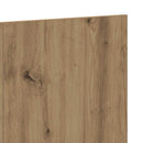 vidaXL kézműves tölgy színű szerelt fali fejtámla 240 x 1,5 x 80 cm