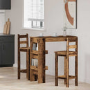 vidaXL fali bárasztal Régi fa 102x45x103,5 cm Gépi fa