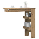 vidaXL fali bárasztal Artisan tölgy 102x45x103,5 cm Gépelt fa