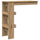 vidaXL fali bárasztal Artisan tölgy 102x45x103,5 cm Gépelt fa