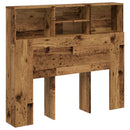 vidaXL antik fa színű szerelt fa áthidalószekrény 120 x 19 x 103,5 cm