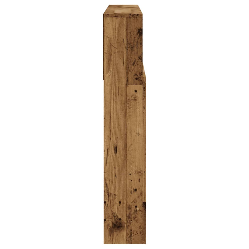 vidaXL antik fa színű szerelt fa áthidalószekrény 120 x 19 x 103,5 cm