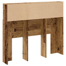 vidaXL antik fa színű szerelt fa áthidalószekrény 120 x 19 x 103,5 cm