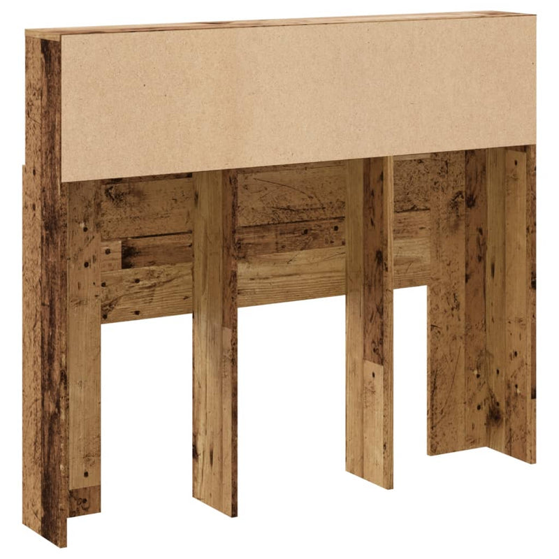vidaXL antik fa színű szerelt fa áthidalószekrény 120 x 19 x 103,5 cm