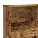 vidaXL antik fa színű szerelt fa áthidalószekrény 120 x 19 x 103,5 cm