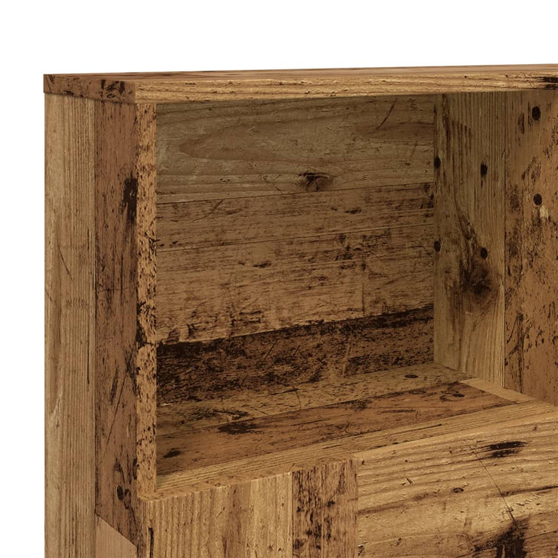 vidaXL antik fa színű szerelt fa áthidalószekrény 120 x 19 x 103,5 cm