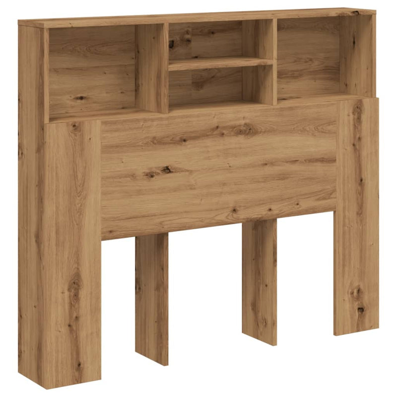 vidaXL kézműves tölgy szerelt fa áthidalószekrény 120 x 19 x 103,5 cm