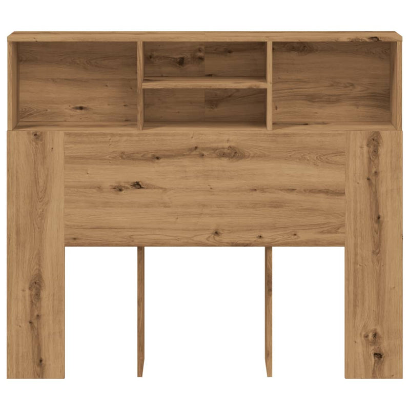 vidaXL kézműves tölgy szerelt fa áthidalószekrény 120 x 19 x 103,5 cm