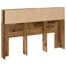 vidaXL antik fa színű szerelt fa áthidalószekrény 160 x 19 x 103,5 cm