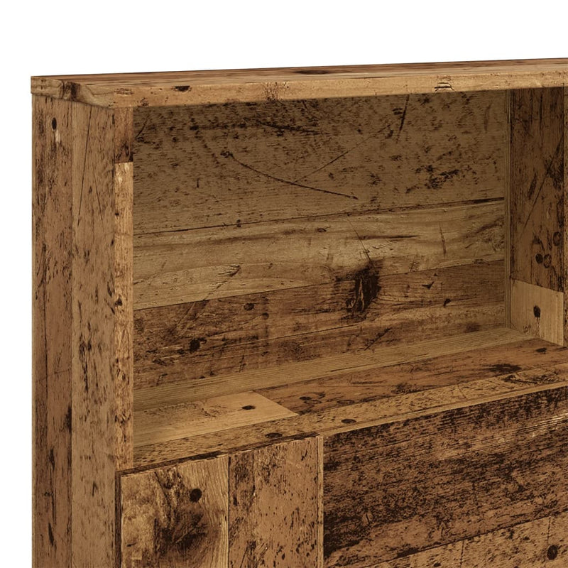 vidaXL antik fa színű szerelt fa áthidalószekrény 160 x 19 x 103,5 cm