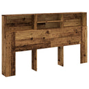 vidaXL antik fa színű szerelt fa áthidalószekrény 180 x 19 x 103,5 cm