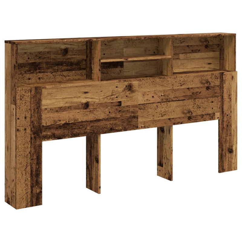 vidaXL antik fa színű szerelt fa áthidalószekrény 180 x 19 x 103,5 cm